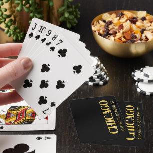 Jeu De Cartes Lux Gold Chicago Latitude & Longitude