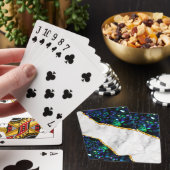 Jeu De Cartes Luxe Intérieur Marbre Pierre Parties scintillant S (In Situ)