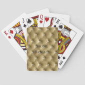 Jeu De Cartes Luxe Warm Gold Faux Velvet (dos)