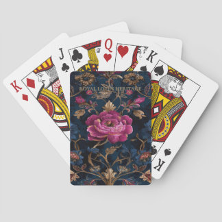 Jeu De Cartes Luxury Floral Vintage Royal