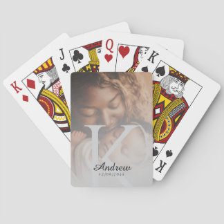 Jeu De Cartes Luxury Personalized Poker Style Design with Photo