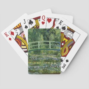 Jeu De Cartes Lys à eau Claude Monet et pont japonais