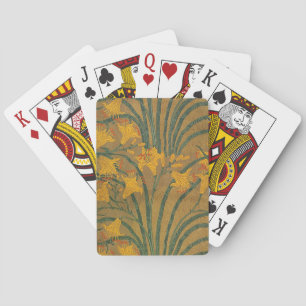 Jeu De Cartes Lys Art Nouveau de la grue