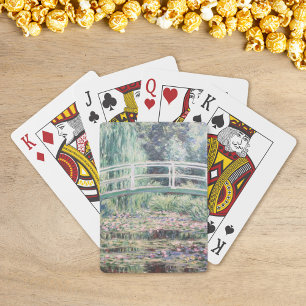 Jeu De Cartes Lys d'eau blanche   CLAUDE MONET