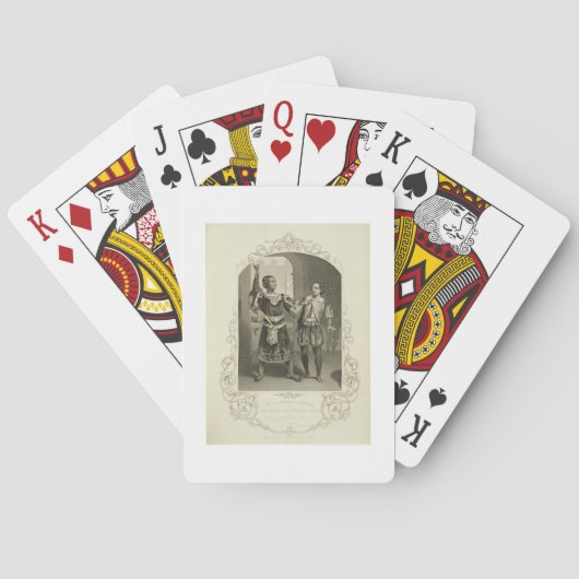 Jeu De Cartes M.G.V. Brooke comme Othello et James Bennett comme (dos)