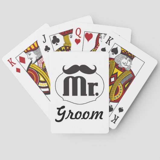 Jeu De Cartes M. Groom Mustache (dos)