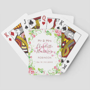 Jeu De Cartes M. Newlywed et M. Personalized Wedding