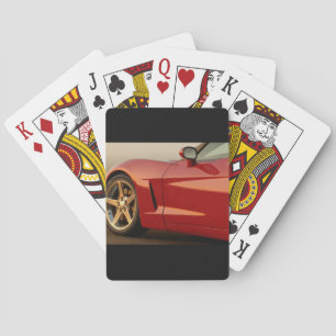 Jeu De Cartes Ma Corvette rouge