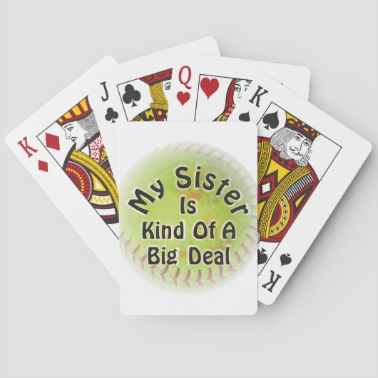 Jeu De Cartes Ma Soeur Est Un Peu Grosse. (dos)