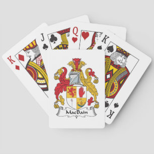 Jeu De Cartes MacBain Family Crest