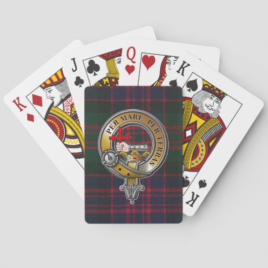 Jeu De Cartes MacDonald Tartan & Badge (dos)