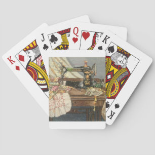 Jeu De Cartes Machine à coudre et robe