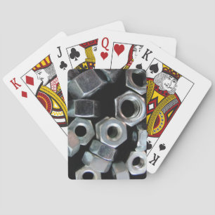 Jeu De Cartes Machine Thread Hex Nut Collection Lecture Cartes