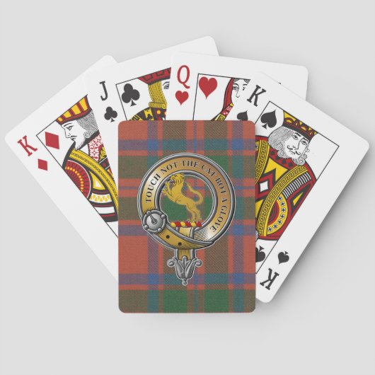 Jeu De Cartes MacIntosh Tartan & Badge (dos)