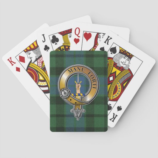Jeu De Cartes MacKay Tartan & Badge (dos)