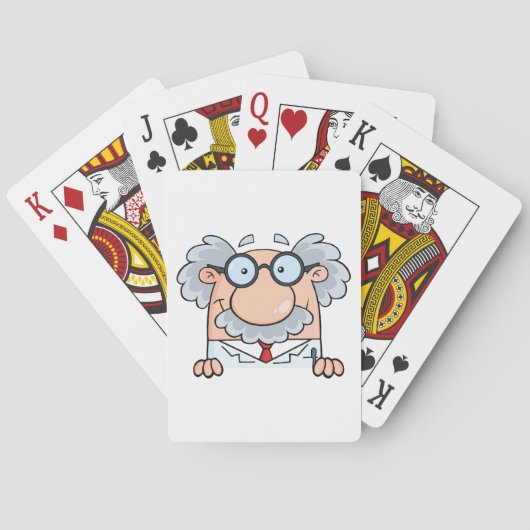 Jeu De Cartes Mad Professeur (dos)