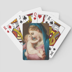 Jeu De Cartes Madone et Enfant