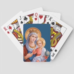 Jeu De Cartes Madone et Enfant