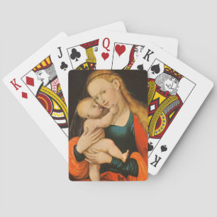 Jeu De Cartes Madone et Enfant