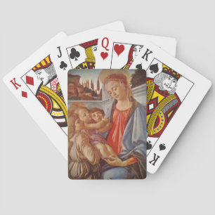 Jeu De Cartes Madonna Christ Child et deux anges