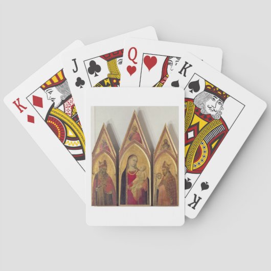 Jeu De Cartes Madonna et Enfant avec SS. Nicholas et Proculus, (dos)