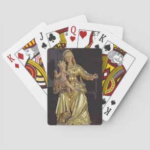 Jeu De Cartes Madonna et enfant, XVIIème siècle (bois doré)