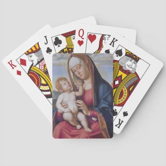 Jeu De Cartes Madonna et l'enfant (dos)