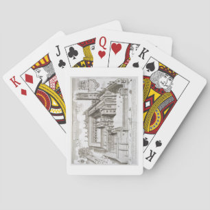 Jeu De Cartes Magdalen College, Oxford, de 'Oxonia Illustrata'