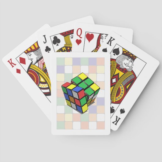 Jeu De Cartes magic cube witour colour pattern ligtern (dos)