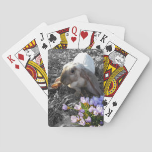 Jeu De Cartes Magnifique English Lop avec des fleurs