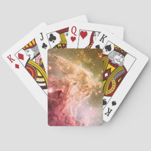 Jeu De Cartes Magnifique nébuleuse ombrée rose orange rêveuse
