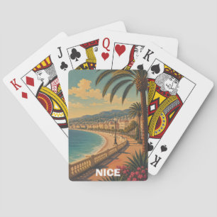 Jeu De Cartes Magnifique Nice France Promenade des Anglais Rétro