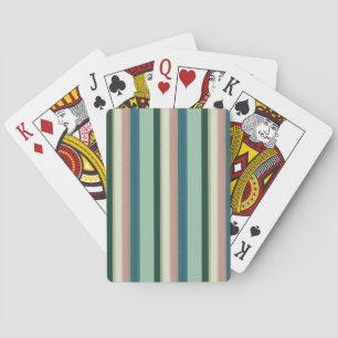 Jeu De Cartes Magnifique rayé chic