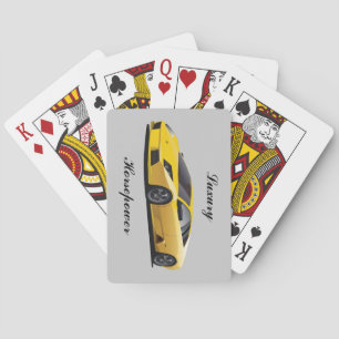 Jeu De Cartes Magnifique terrasse de voitures de sport de luxe d