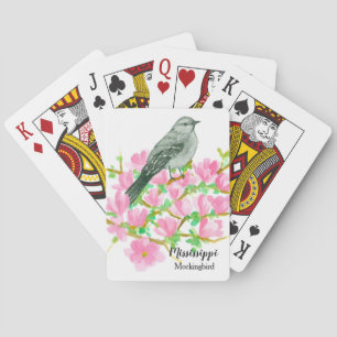 Jeu De Cartes Magnolia Tree Mississippi Fleurs Souvenir