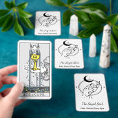 Jeu De Cartes main occulte et lune (Insitu)