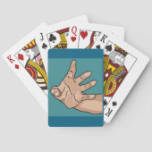 Jeu De Cartes Main tendue en perspective (dos)
