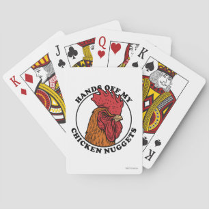 Jeu De Cartes Mains De Mes Nuggets De Poulet