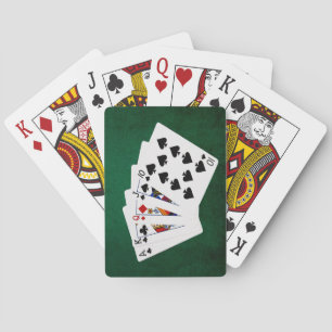 Jeu De Cartes Mains De Poker - Droite - Ace À Dix