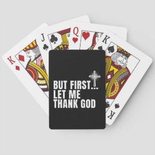 Jeu De Cartes Mais D'Abord, Laissez-Moi Remercier Dieu