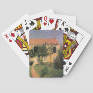 Jeu De Cartes Maison de campagne italienne avec toit rouge