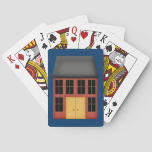JEU DE CARTES MAISON DE PAYS JOUER CARTES