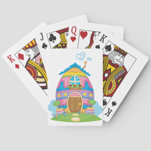 Jeu De Cartes Maison des oeufs de Pâques (dos)