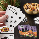 Jeu De Cartes Maison hantée d'Halloween éffrayant (In Situ)