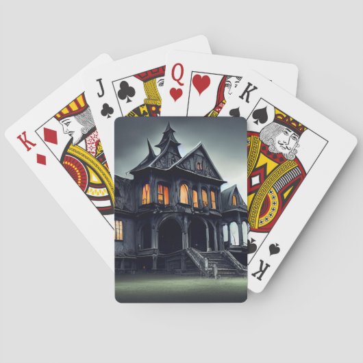 Jeu De Cartes Maison haunted (dos)