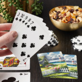 Jeu De Cartes Maisonnette avec vue sur le phare (In Situ)