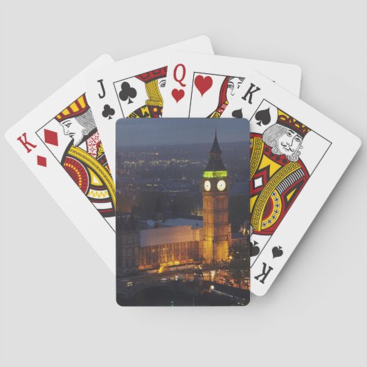Jeu De Cartes Maisons du Parlement, Big Ben, Westminster (dos)