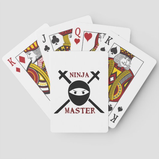 Jeu De Cartes Maître Ninja (dos)