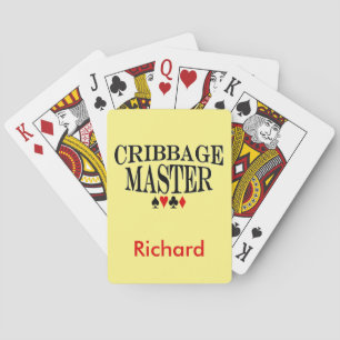 Jeu De Cartes Maître personnalisé de Cribbage