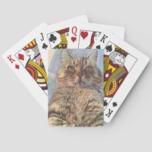 Jeu De Cartes Majestic Tiger Cat (dos)